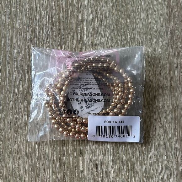 NEW … 8 OTHER REASONS “Set Of 5” Beaded Bracelets - Picture 5 of 6